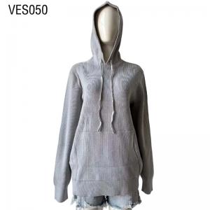 2023 Fashion Comfortable Loose Pocket Hoodie Pure gray sweater