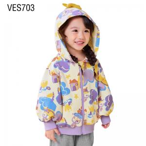 Customized 2023 New Trendy Children's Hoodie Cute Cartoon Jacquard Loose Cardigan Autumn and Winter Comfortable Soft Knitted Coat Made in Chinese Factory