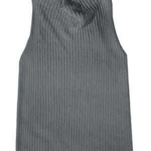 Halter Neck Knit Tank Top
