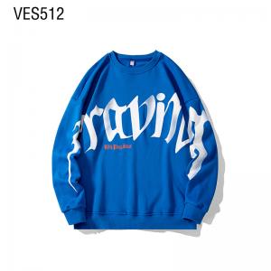Custom Pullover Large Alphabet Print Loose Long Sleeve O-Neck Sweater Autumn Winter Fashion Street Fashion Sweatshirt China Garment Factory
