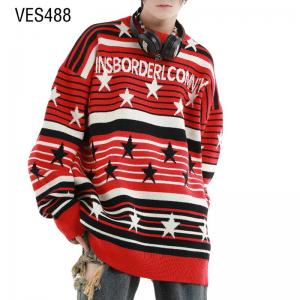 Customized Christmas Pullover Classic Vintage Fashion Youth Stripe Sweater Autumn and Winter Loose Party Outdoor Clothing Factory in China