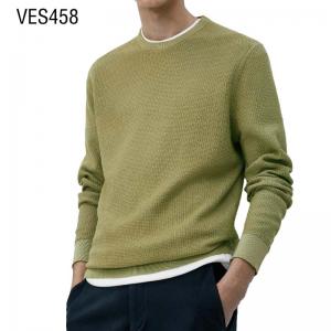 2023 Customized Simple Style Thread Solid Color Knitted Pullover Autumn and Winter Classic Sweater O-Neck Knitted Men's Clothing Factory Customization