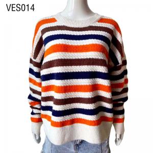 Hot Sale Oversized Women  Sweater  Rainbow Striped For Patchwork Oversize pullover  O Neck Winter blouse Women 