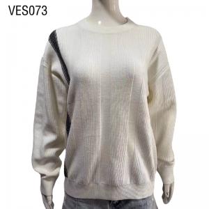 Unisex Long Sleeve Unique Striped Woolen Sweater Loose knit wool top Comfortable pullover