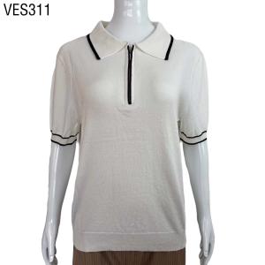 Wholesale knitted polo t shirt for men with short sleeve 