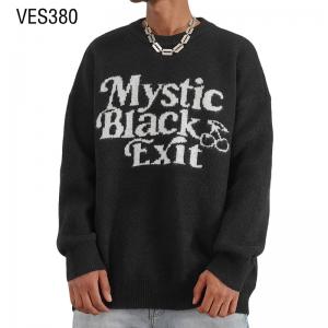 Customized pullover for men's letter printed o-neck large street sweater Autumn and Winter Clothing Top Men's Clothing Factory China