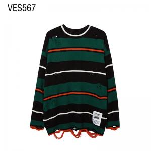Customized pullover classic striped jacquard tassel o neck long loose autumn and winter sweater party trend daily clothing customized by Chinese clothing factory