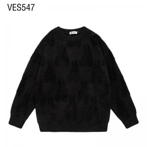 Customized pullover, minimalist style, jacquard sweater, solid color, comfortable clothing, customized by Chinese factories