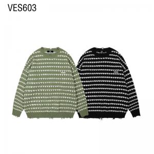 Customized men's and women's universal pullover Fried Dough Twists knitting decoration tassel sweater autumn and winter long sleeve loose two-color clothing made in China factory